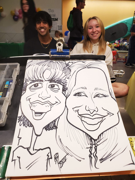 Caricatures are fun at any event!