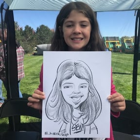 Caricatures are great for adults and kids.